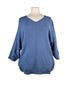 V-Ausschnitt Pullover